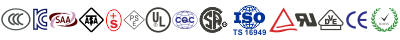 威格斯电气、3C、SAA、UL、CE ISO认证